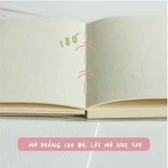 Sổ bìa nhựa Palette series A5 | 6 màu bìa để lựa chọn và đã kèm 2 Postcard