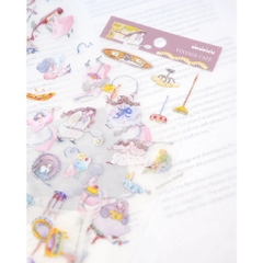 Các mẫu sticker sheet chất PET mờ | hãng Dodoluu