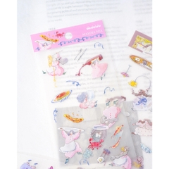 Các mẫu sticker sheet chất PET mờ | hãng Dodoluu