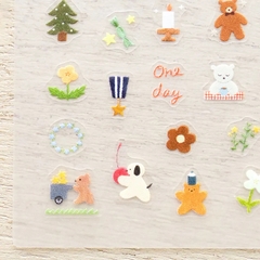 Các mẫu sticker mini dán nail hoạ sĩ Mariko Fukuoka và Aiko Fukukawa | hãng Cozyca