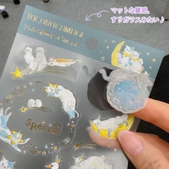 Các mẫu Sticker có nhũ vàng | hãng Active Nhật Bản