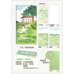 Các mẫu ruột sổ size TN (Travel Notebook) | hãng Molinta
