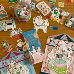 Các mẫu PET Tape, Flake Sticker và Note chủ đề 