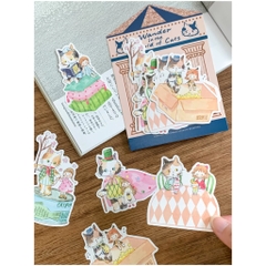 Các mẫu PET Tape, Flake Sticker và Note chủ đề 