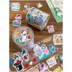 Các mẫu PET Tape, Flake Sticker và Note chủ đề 