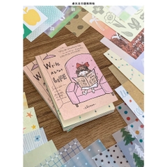 Sổ giấy note hỗn hợp chủ đều 