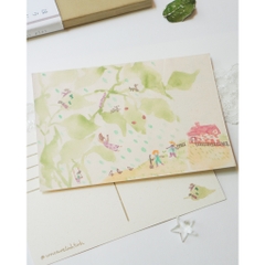 Các mẫu Postcard chủ đề người tí bon | by Con Cá
