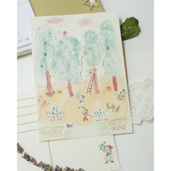 Các mẫu Postcard chủ đề người tí bon | by Con Cá
