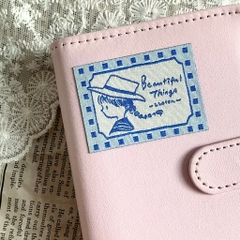 Set 10 sticker tag thêu vải hãng Molinta