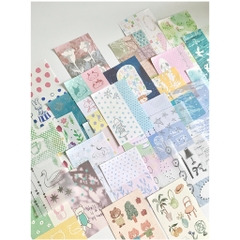 Set giấy trang trí 30 mẫu giấy thiết kế khác nhau 