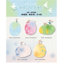 Các mẫu Flake Note series Watercolor Girls hãng Molinta