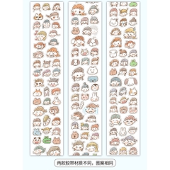 Các mẫu PET Tape series Watercolor Girls hãng Molinta