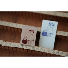 Các mẫu stamp chủ đề Sweet O Clock hãng Ivy Snow Đài Loan