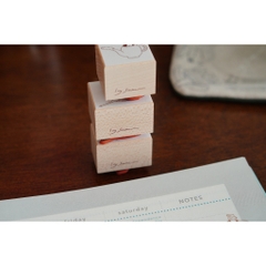 Các mẫu stamp chủ đề Sweet O Clock hãng Ivy Snow Đài Loan