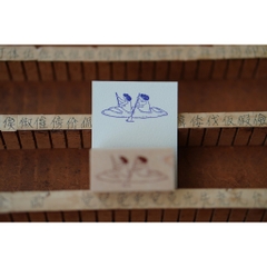 Các mẫu stamp chủ đề Sweet O Clock hãng Ivy Snow Đài Loan