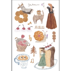 [2026] Các mẫu Transfer stickers (sticker cạo) hãng Ivy Snow Đài Loan