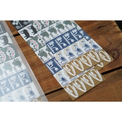 [Full và chiết] Label Stickers Sheet Ivy Snow Đài Loan