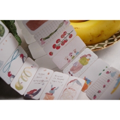 [Chiết] Các mẫu note cuộn cắt shape Ivy Snow Đài Loan