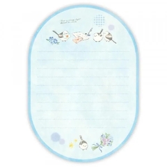 Letter set giấy cắt khung Oval chủ đề 
