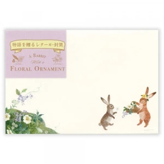 Letter set RESSA Panda Book - 4 tờ thư và 2 phong bì - hãng NB Nhật Bản
