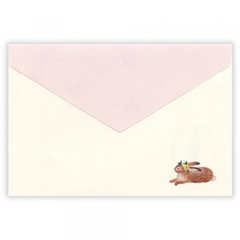 Letter set RESSA Panda Book - 4 tờ thư và 2 phong bì - hãng NB Nhật Bản