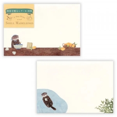 Letter set RESSA Panda Book - 4 tờ thư và 2 phong bì - hãng NB Nhật Bản