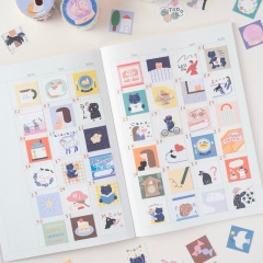 [Chiết lẻ 20 tờ]  Các mẫu Note Icon Size (Sticky Rolls) | Chính hãng Tegamisha Nhật Bản