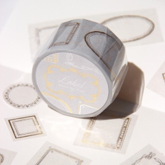 [2026] [Chiết 1m] Các mẫu washi ép nhũ Hologram vàng/ bạc Summer Collection hãng BOKI | Hàn Quốc