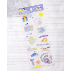 Các mẫu sticker sheet chất PET mờ | hãng Dodolulu