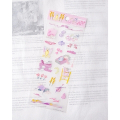 Các mẫu sticker sheet chất PET mờ | hãng Dodolulu