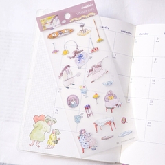 Các mẫu sticker sheet chất PET mờ | hãng Dodolulu