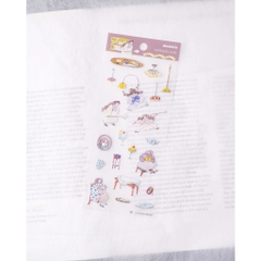 Các mẫu sticker sheet chất PET mờ | hãng Dodolulu