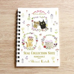 Sổ trữ sticker | Bìa còng | Giấy dày có lớp cán bóng | Hãng Shinzi Katoh