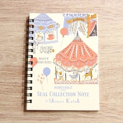 Sổ trữ sticker | Bìa còng | Giấy dày có lớp cán bóng | Hãng Shinzi Katoh