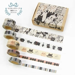 Các mẫu washi tape mini-sized Petit Mas Box by Shinzi Katoh | Nhật Bản