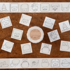 [Full Cuộn] Các mẫu Note cuộn mini Icon Size (Sticky Rolls) | Chính hãng Tegamisha Nhật Bản
