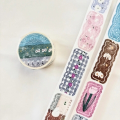 Các mẫu chiết lẻ Washi Tape hãng Pion 2025 | nhập chính ngạch