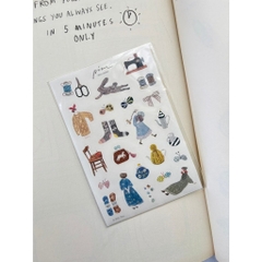 Các mẫu sticker sheet chất washi hãng Pion l Taiwan