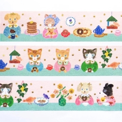 [Full cuộn] Các mẫu washi nhũ hãng Cozyca Nhật Bản