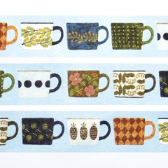 [Full cuộn] Các mẫu washi nhũ hãng Cozyca Nhật Bản