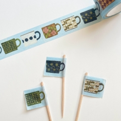 Chiết chu kì 1 m | các mẫu washi nhũ hãng Cozyca Nhật Bản