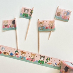 [Full cuộn] Các mẫu washi nhũ hãng Cozyca Nhật Bản
