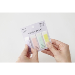 Các mẫu tệp giấy nhớ/ giấy note sách Coco Fusen 120 sheets | Nhật Bản