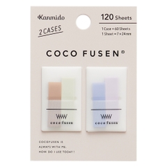 Các mẫu tệp giấy nhớ/ giấy note sách Coco Fusen 120 sheets | Nhật Bản