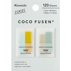 Các mẫu tệp giấy nhớ/ giấy note sách Coco Fusen 120 sheets | Nhật Bản