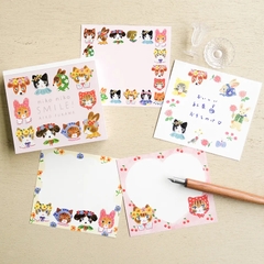 Chiết 8 tờ | các mẫu giấy note vuông hãng Cozyca | hàng nhập chính hãng