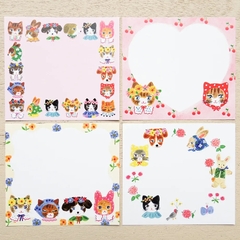 Chiết 8 tờ | các mẫu giấy note vuông hãng Cozyca | hàng nhập chính hãng