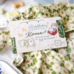 PET Tape Stickers - hình dán bế viền sẵn 