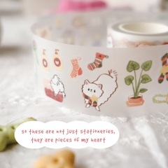 PET Tape Stickers - hình dán bế viền sẵn 