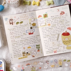 PET Tape Stickers - hình dán bế viền sẵn 